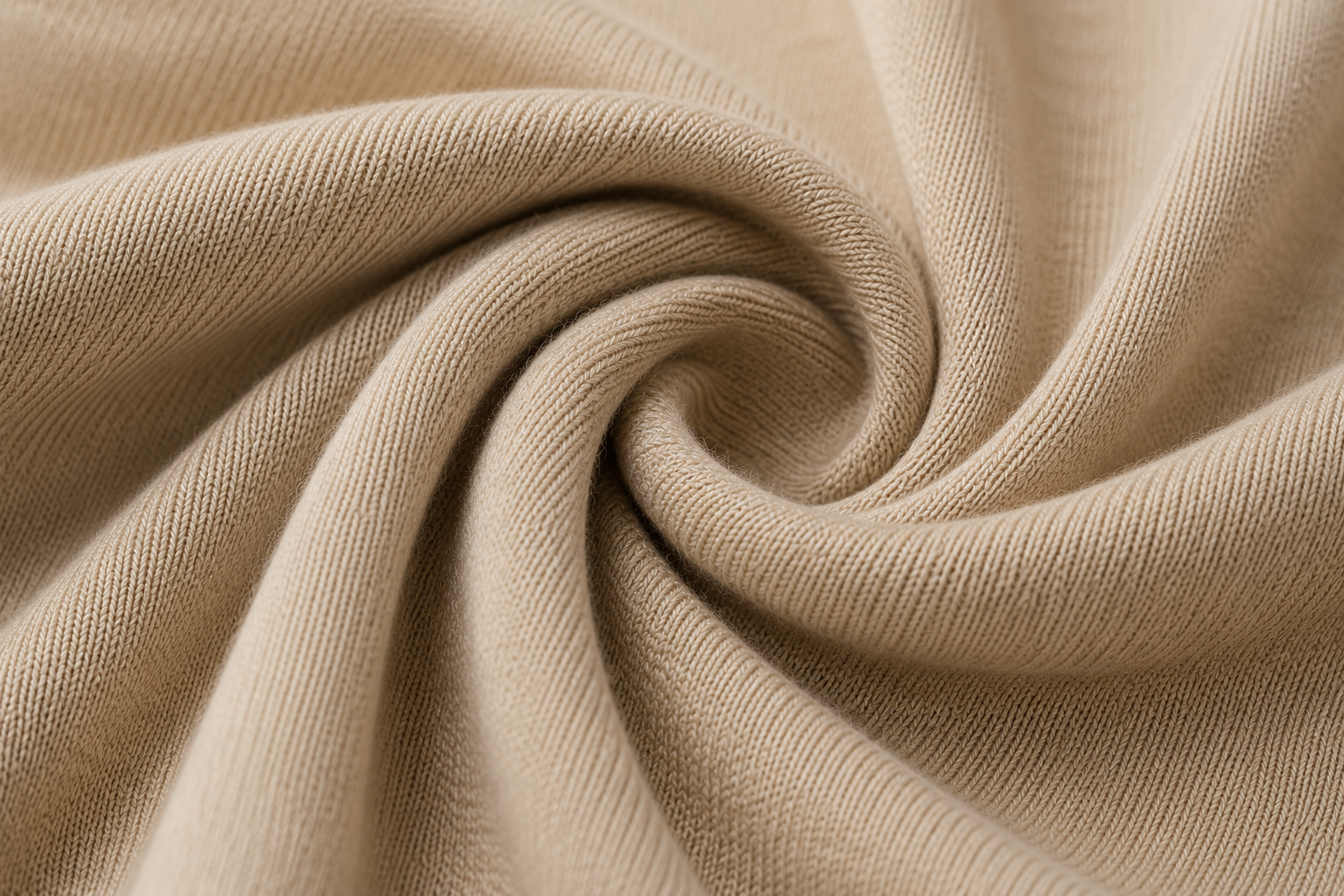 Bamboo and Spandex premium knit fabric close-up